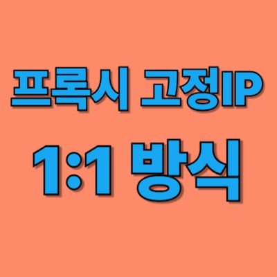 프록시ip 임대